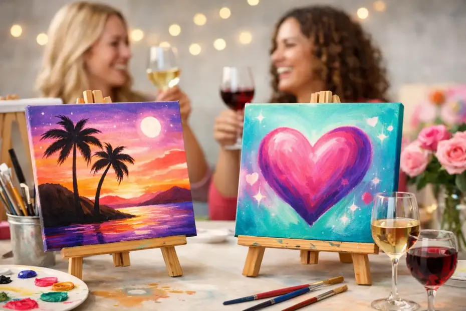 12 Beginner Paint and Sip Ideas for a Fun Night