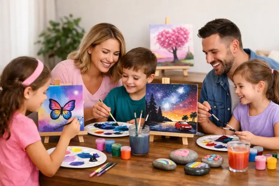 9 Painting Activities for Family Night Fun