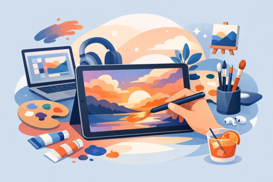 Digital Paint Party Kits for Easy Creative Fun