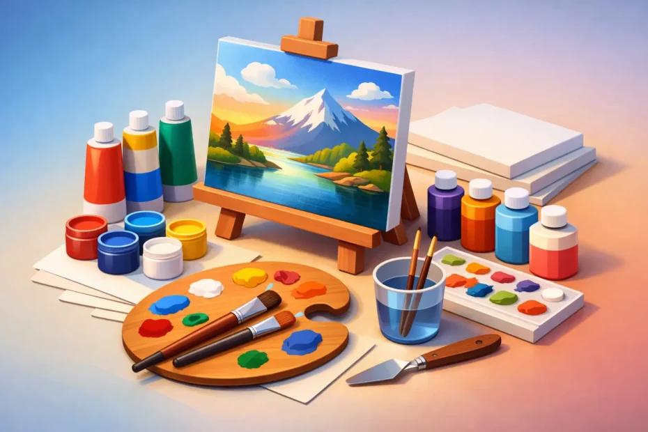 How Do I Start Acrylic Painting? A Simple Plan