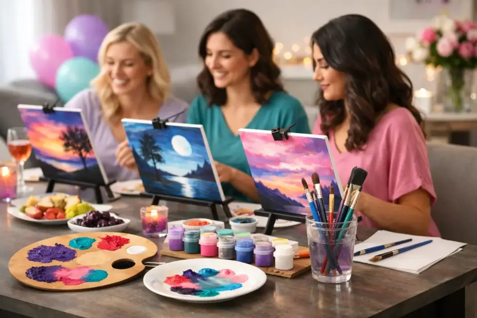 How to Host a Paint Party at Home With Ease