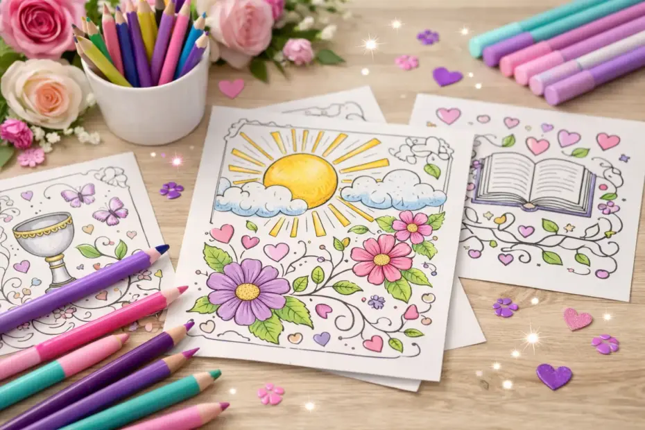 Printable Bible Verse Coloring Pages to Enjoy